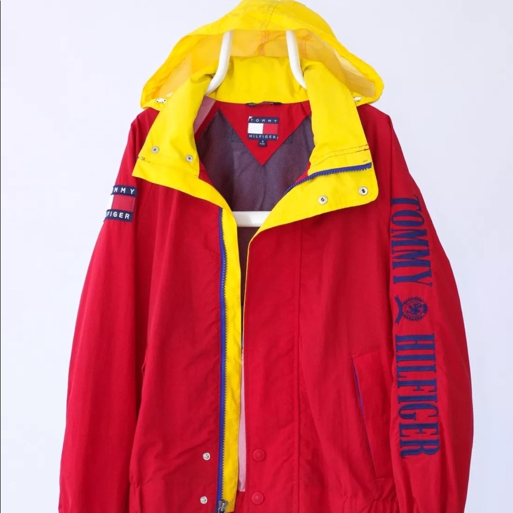 RARE Vintage Tommy Hilfiger Windbreaker Jacket(XL)